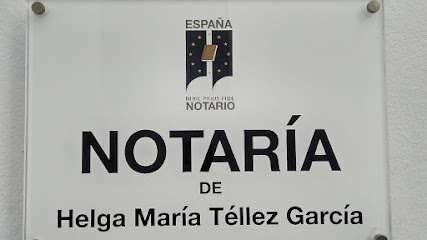 notaría Notario Helga María Téllez García Montefrío