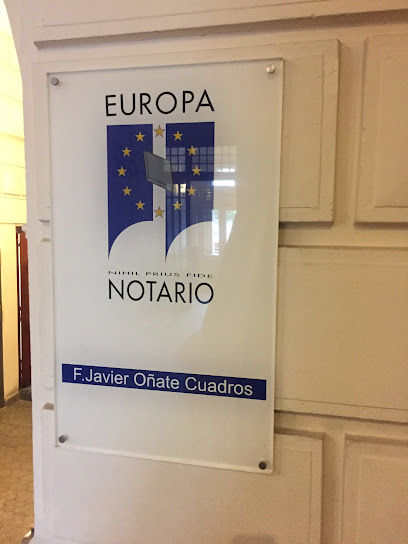 notaría F Javier Oñate Cuadros