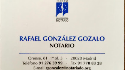 notaría Notaría Rafael Gonzalez Gozalo