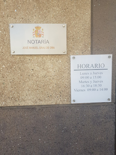 notaría Notaría José Manuel Grau de Oña