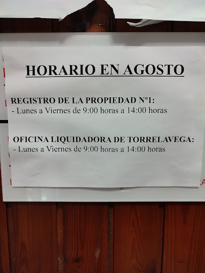 notaría Registro de la Propiedad de Torrelavega Nº 01