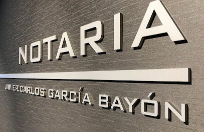notaría NOTARÍA JAVIER CARLOS GARCÍA BAYÓN CAMBRILS