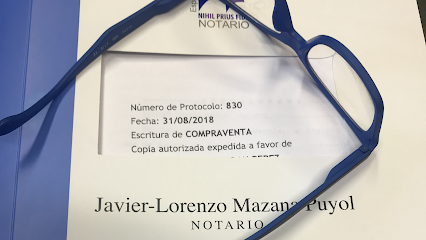 notaría Notaría de Javier-Lorenzo Mazana Puyol