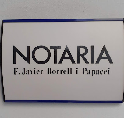 notaría Francisco Javier Borrell Papaceit